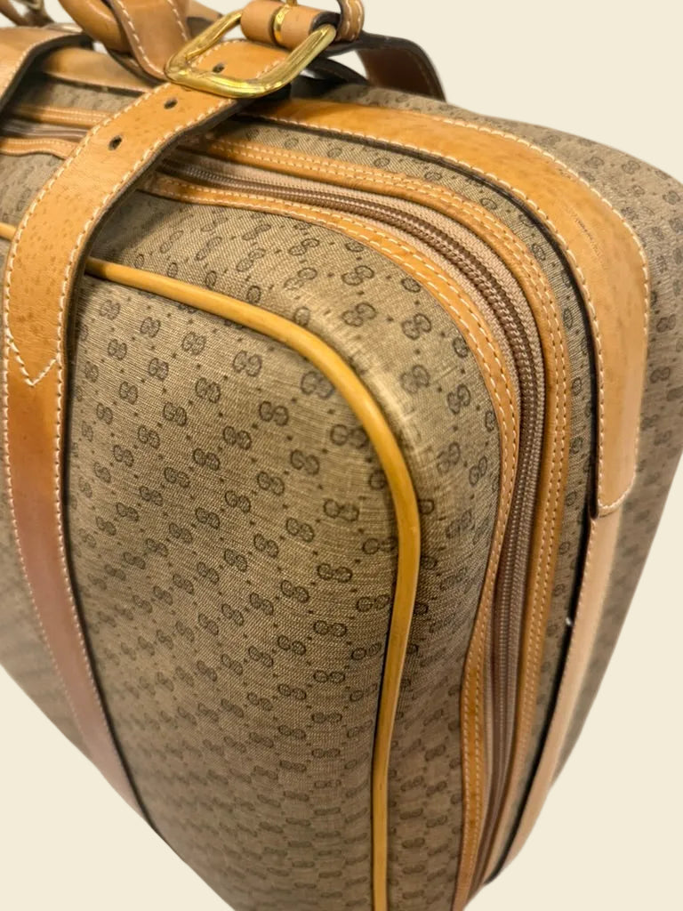 Gucci GG Supreme Web Suitcase