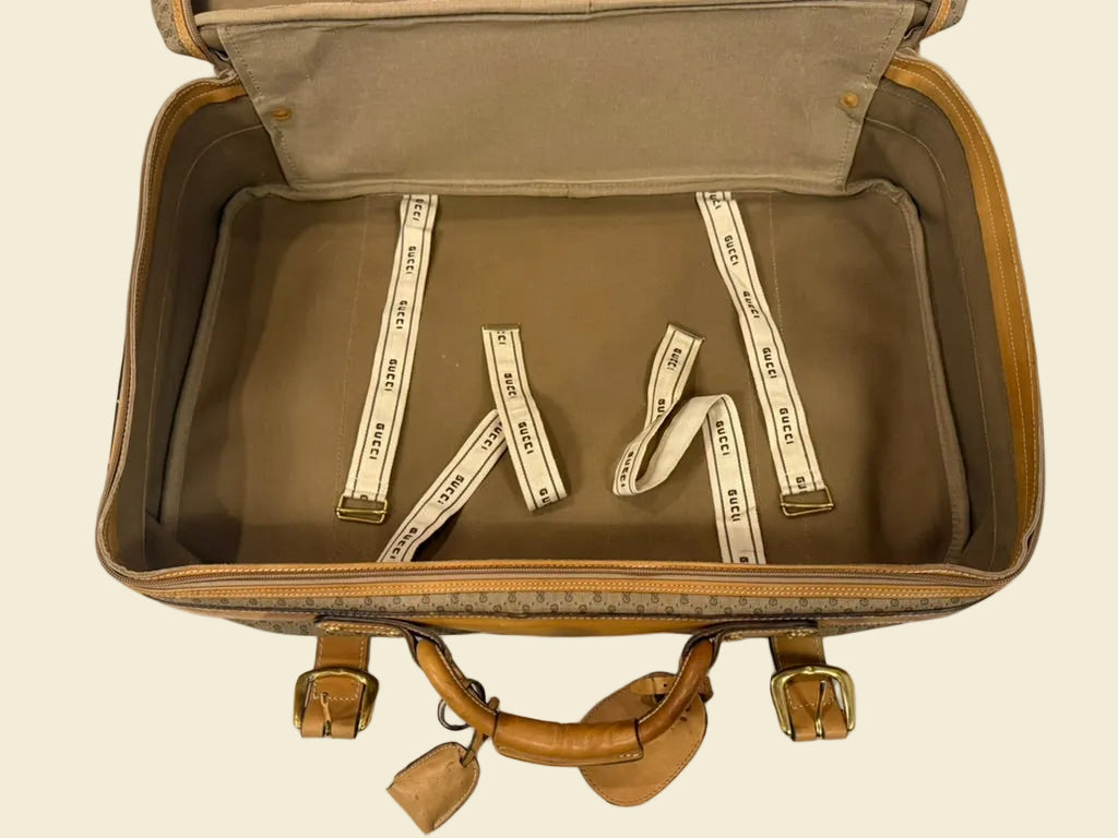 Gucci GG Supreme Web Suitcase