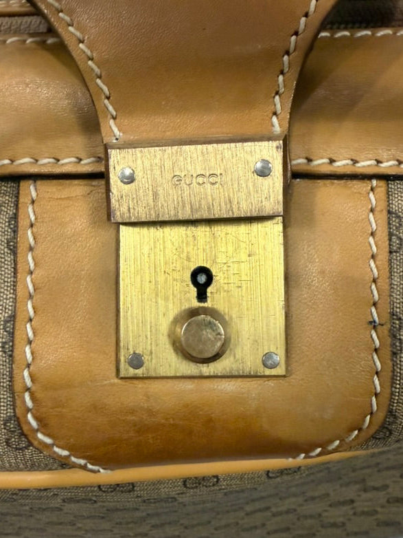 Gucci GG Supreme Web Suitcase