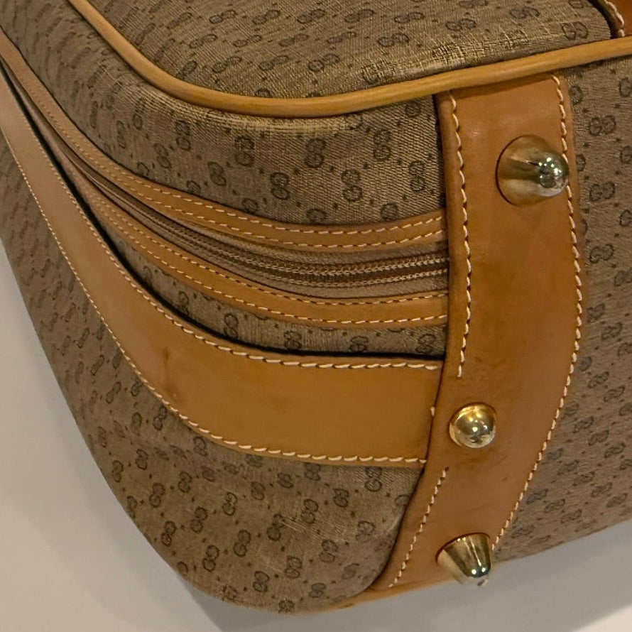 Gucci GG Supreme Web Suitcase