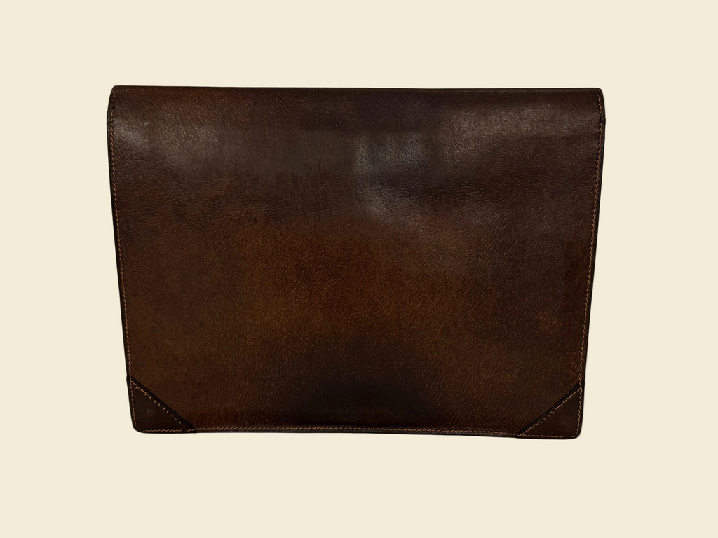Gucci Leather Push-Lock Portfolio