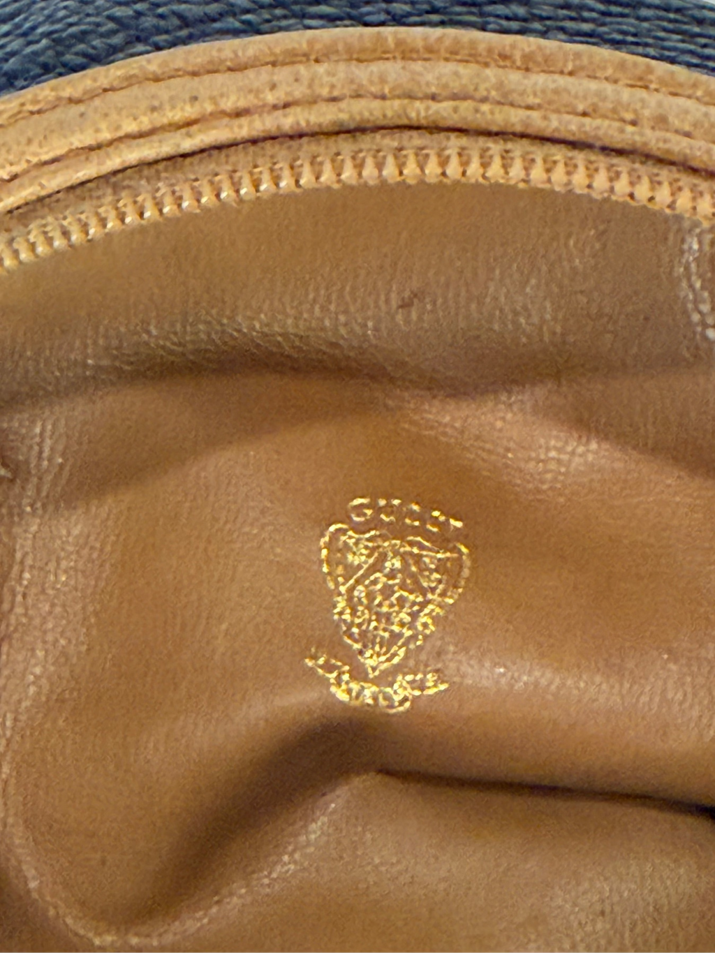 Gucci Black Leather Cosmetic Bag