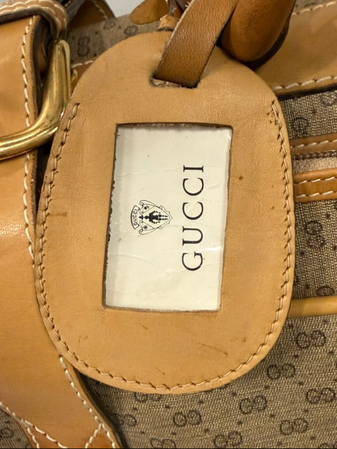 Gucci GG Supreme Web Suitcase