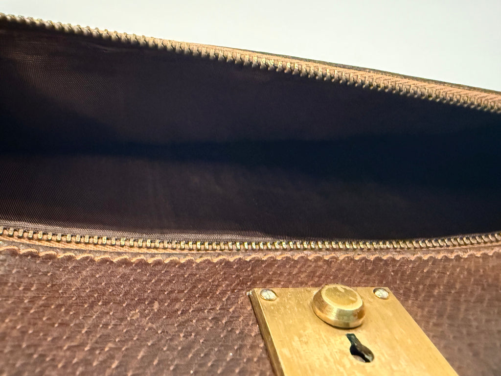 Gucci Leather Push-Lock Portfolio