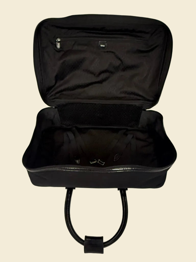 Gucci Black Nylon Weekender Bag