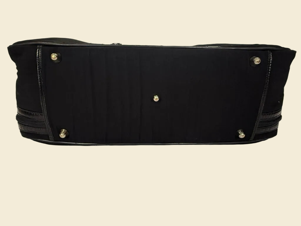 Gucci Black Nylon Weekender Bag