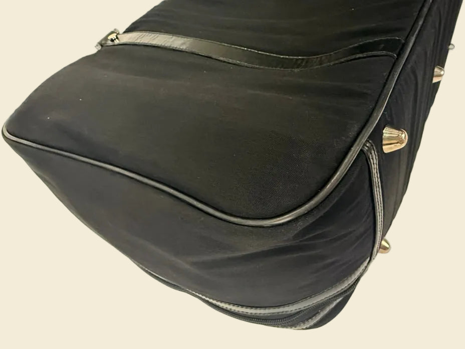 Gucci Black Nylon Weekender Bag