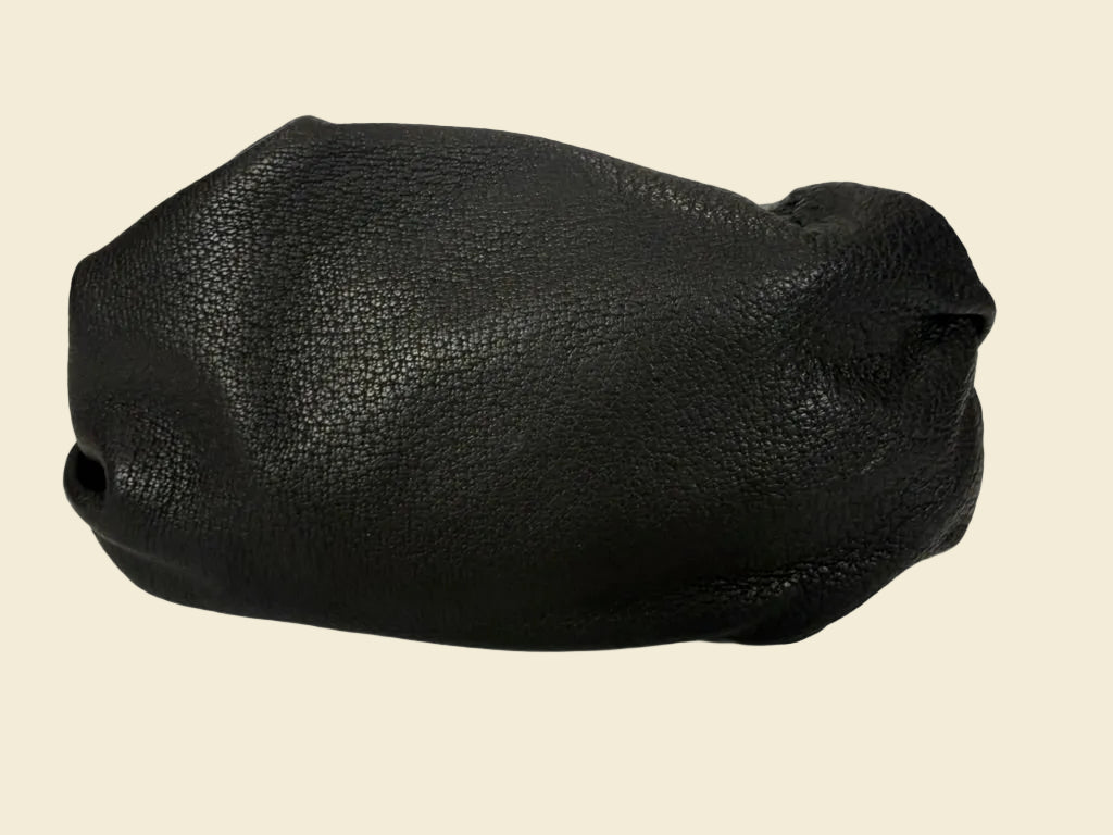 Gucci Black Leather Cosmetic Bag