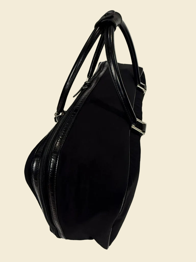 Gucci Black Nylon Weekender Bag