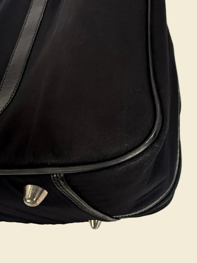 Gucci Black Nylon Weekender Bag