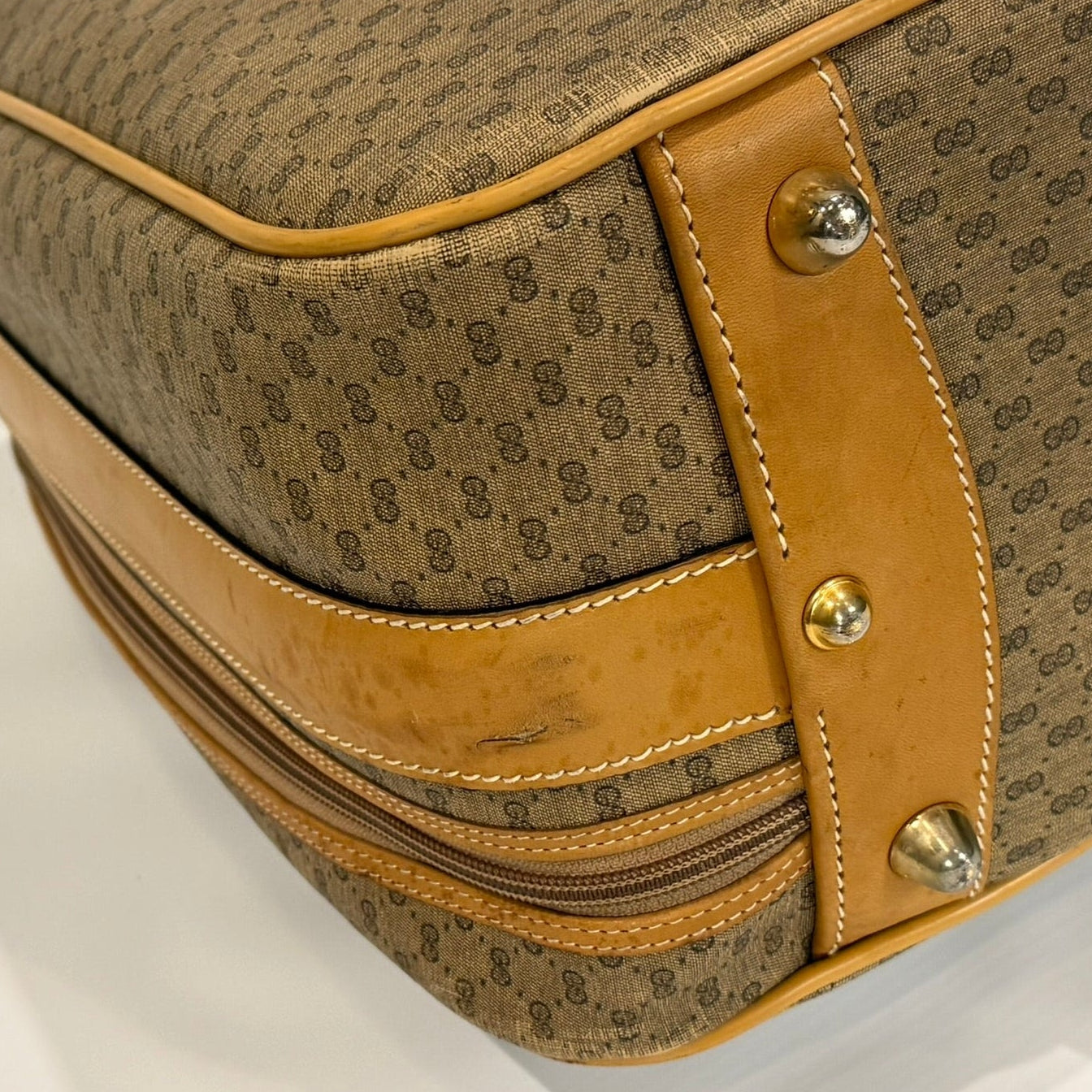 Gucci GG Supreme Web Suitcase