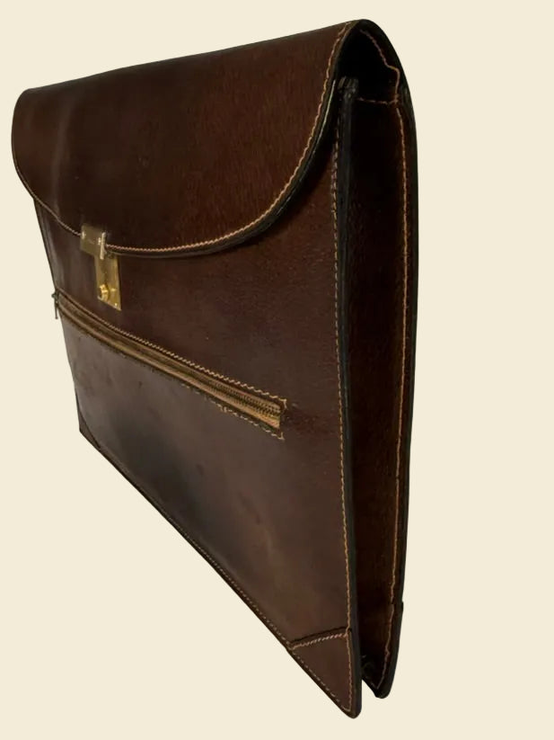 Gucci Leather Push-Lock Portfolio