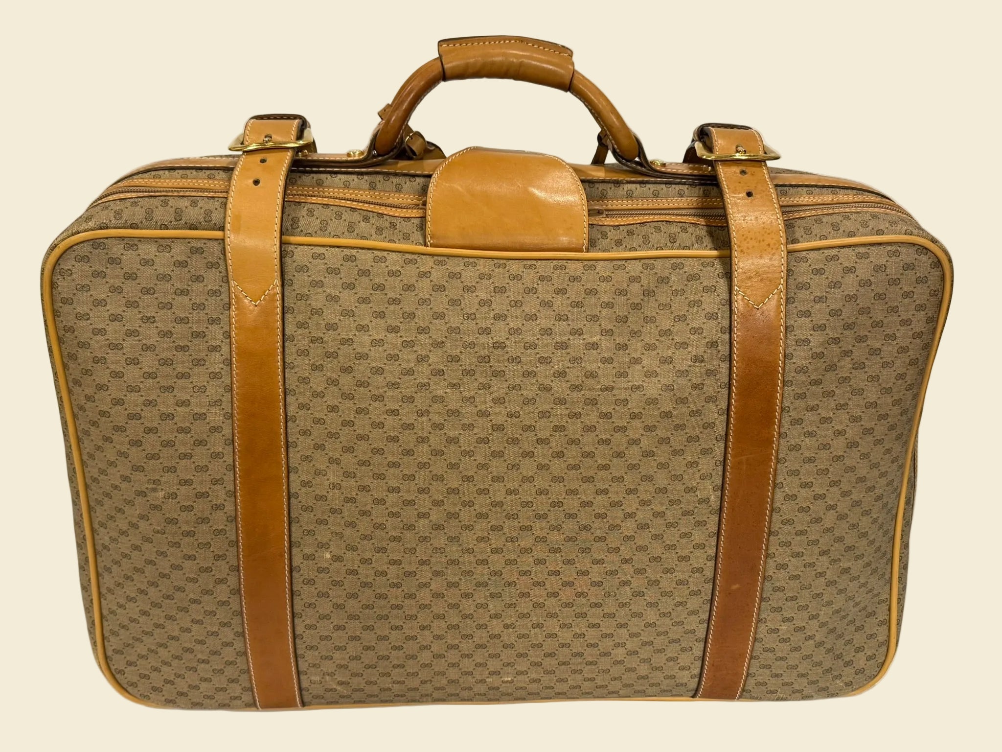 Gucci GG Supreme Web Suitcase