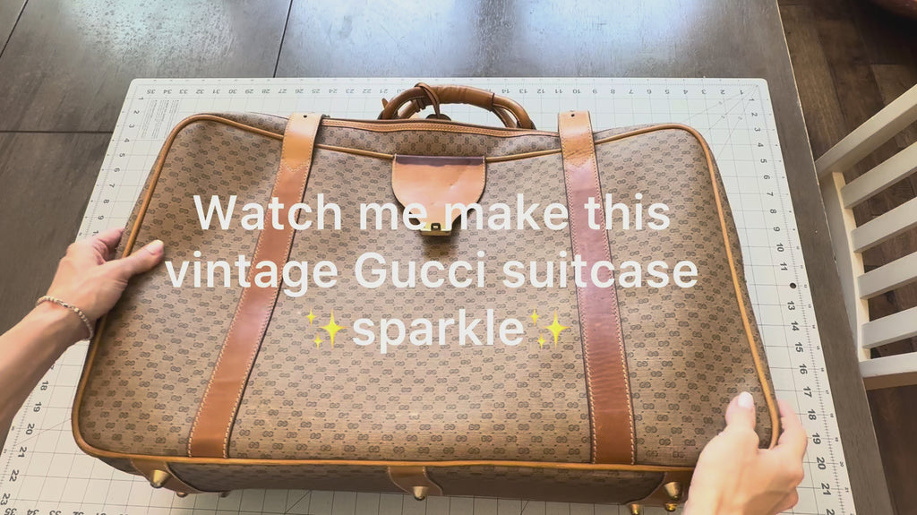 Gucci GG Supreme Web Suitcase