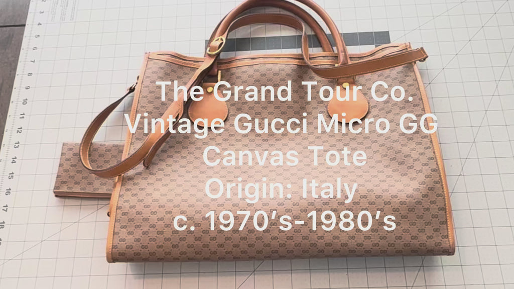 Gucci Micro GG Travel Tote